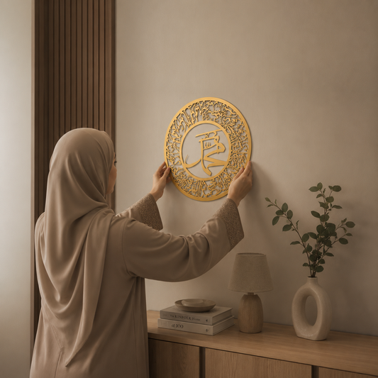 Allah + Muhammad Wall Art